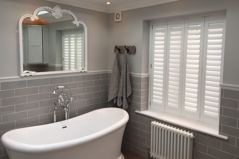 Full Height Bathroom Shutters